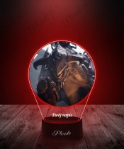 3D-LED-Lampe mit Aufdruck Doom The Dark Ages