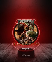 Lampka LED 3D z Nadrukiem Gra Doom The Dark Ages