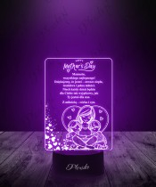 3D LED Lamp Mother's Day Wishes