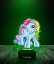 Mein kleines Pony Rainbow Dash 3D-gedruckte LED-Lampe