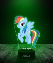 My Little Pony Rainbow Dash 3D Printed LED Lamp