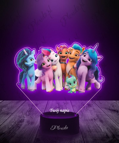3D-LED-Lampe mit My Little...