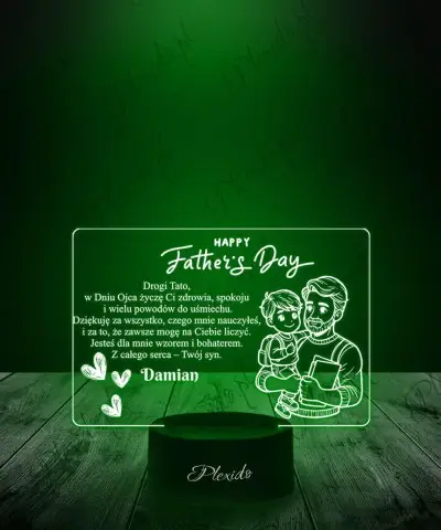 3D LED Lamp Father's Day...