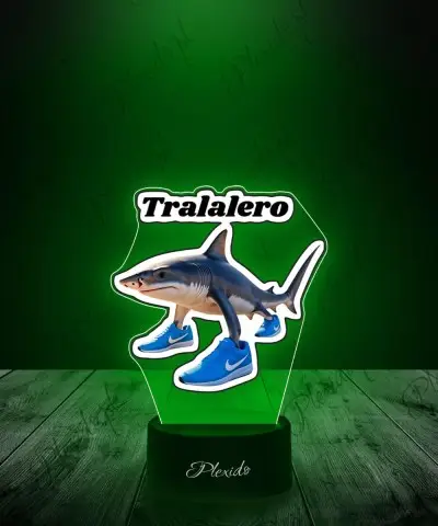 3D LED Lamp with Tralalero...