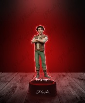 3D LED Lamp with Print Proud Princess King Nicholas