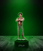 3D LED Lamp with Print Proud Princess King Nicholas