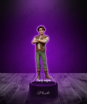3D LED Lamp with Print Proud Princess King Nicholas