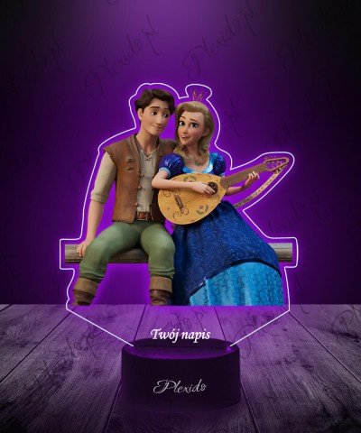 3D LED lamp with Princess...