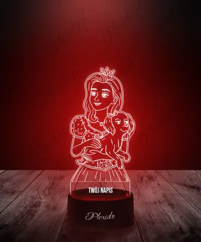 Princess Caroline 3D LED Lamp