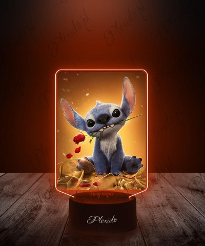 3D LED Lamp with Stitch...