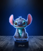 Lampka LED 3D z Nadrukiem Bajka Stich