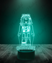 Logo Roblox 3D LED LAMP with base of your choice ! - PictyourLamp