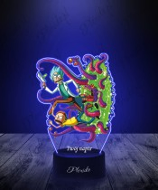 Rick and Morty Macki Printed 3D LED Lamp