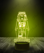 lampka_led_3d_plexido_roblox_dziewczyna