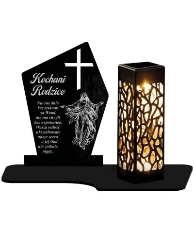 Solar LED Candle Tombstone...
