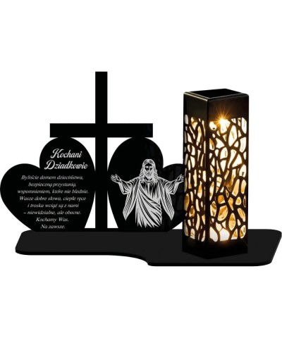 Solar LED Candle Tombstone...