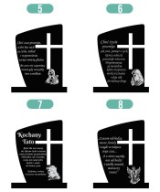 Solar LED Candle Oblong Statuette With A Sentence For All Saints' Day