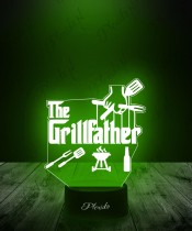 Lampka Nocna LED 3D GrillFather