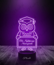 Lampka Nocna LED 3D Dla Najlepszego Nauczyciela