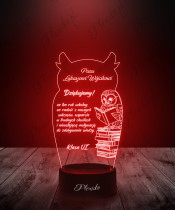 3D-LED-Nachtlicht „Danke, Lehrer“