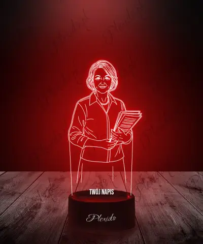 3D LED Night Light Teacher