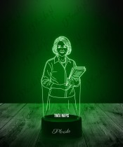 Lampka Nocna LED 3D Nauczycielka