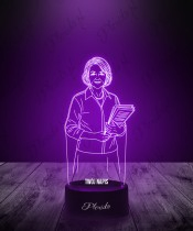 Lampka Nocna LED 3D Nauczycielka