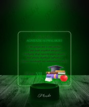 3D-LED-Lampe mit Aufdruck „Tag des Lehrers“