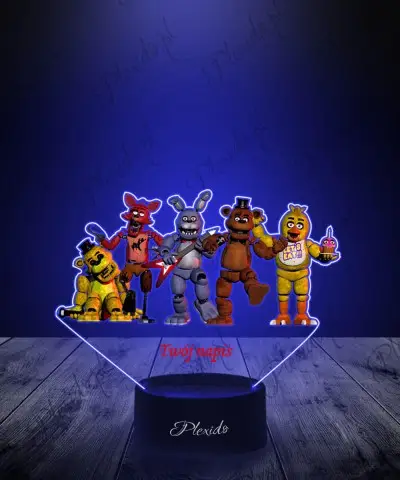 3D LED Lamp with FNAF...