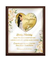 Wedding Souvenir Gift Wishes Frame For Newlyweds
