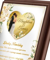 Hochzeits-Souvenir-Geschenk-Wünsche-Rahmen für Brautpaare