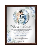 Wedding Gift – Frame with Wishes for the Newlyweds
