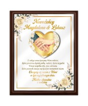 Wedding Souvenir Gift Wishes Frame For Newlyweds