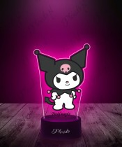 Hello Kitty Kuromi bedruckte 3D-Plexido-LED-Lampe