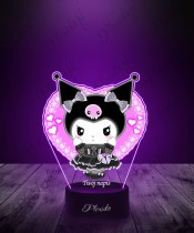 Hello Kitty Kuromi bedruckte 3D-Plexido-LED-Lampe