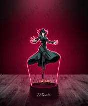 3D-LED-Lampe Plexido mit UV-Druck One Punch Man Fubuki