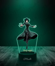 3D-LED-Lampe Plexido mit UV-Druck One Punch Man Fubuki