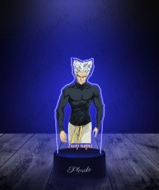 3D-LED-Plexiglaslampe mit UV-Druck One Punch Man Garou