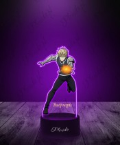 Lampka LED 3D Plexido z Nadrukiem UV One Punch Man Genos