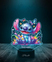 3D-LED-Lampe Plexido mit UV-Druck Lilo und Stitch