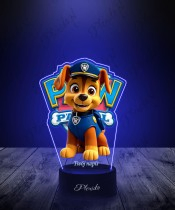 3D LED Lamp Plexido with UV Print Paw Patrol Chase