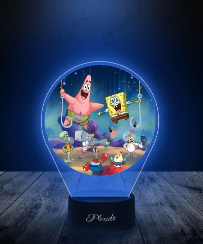 3D LED Lamp Plexido with...