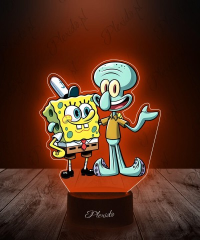 Lampka LED 3D Plexido z...