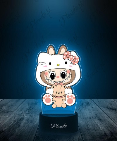 Lampka LED 3D Plexido z...