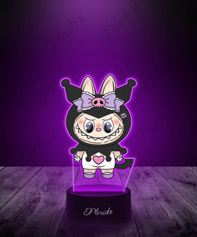 Lampka LED 3D Plexido z...