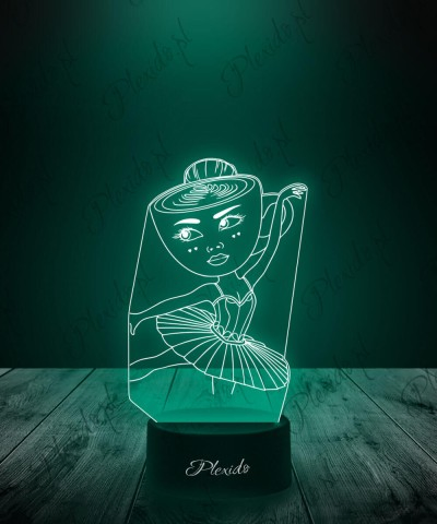 Lampka Nocna LED 3D Plexido...