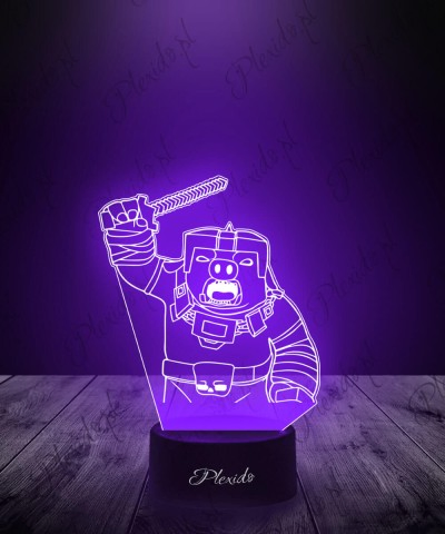 Lampka Nocna LED 3D Plexido...