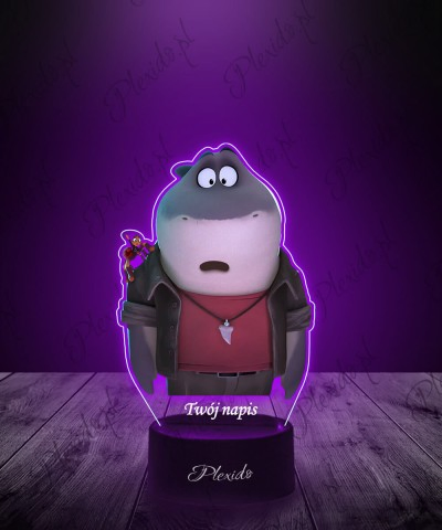 Lampka LED 3D Plexido z...