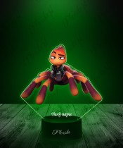 Lampka LED 3D z Nadrukiem UV Pan Wilk i Spółka Tarantula