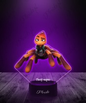 Lampka LED 3D z Nadrukiem UV Pan Wilk i Spółka Tarantula